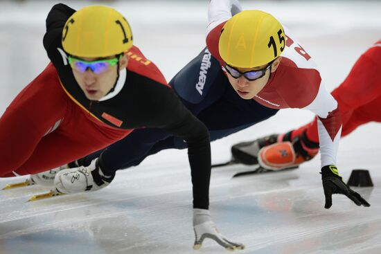 World Short Track Speed Skating Championships. Day Three