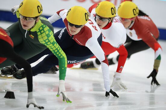 World Short Track Speed Skating Championships. Day Three