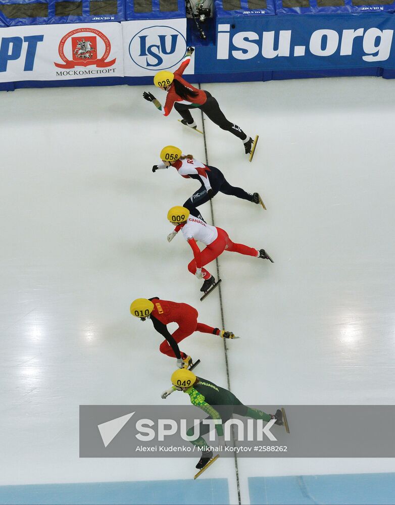 World Short Track Speed Skating Championships. Day Three