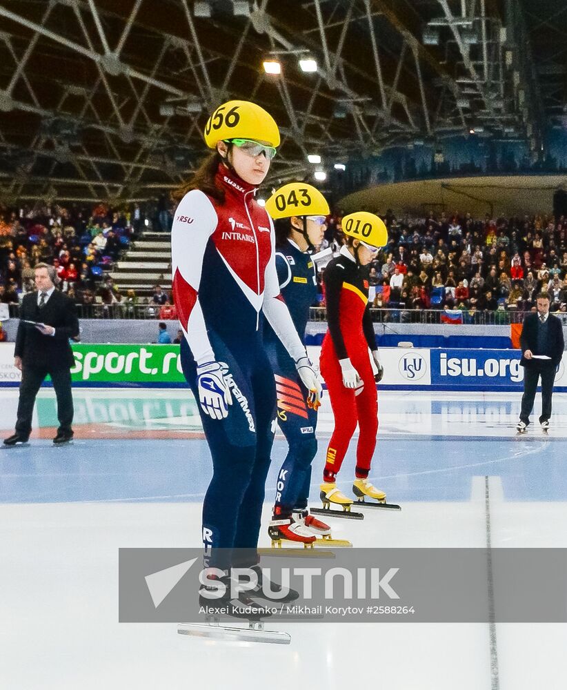 World Short Track Speed Skating Championships. Day Three