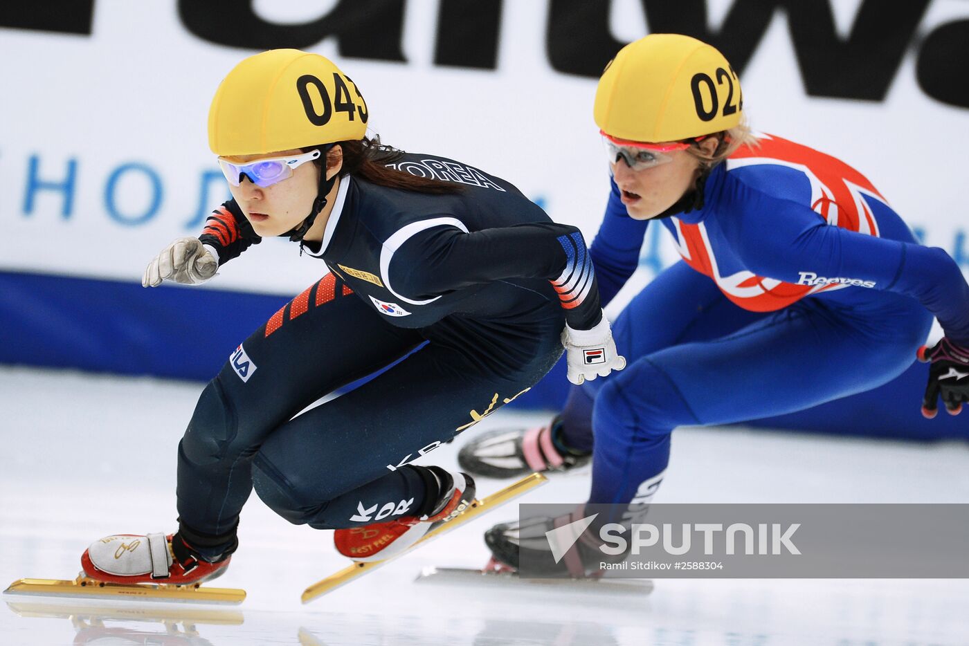 World Short Track Speed Skating Championships. Day Three