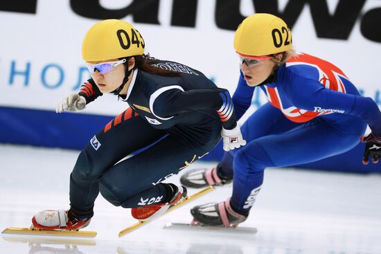 World Short Track Speed Skating Championships. Day Three