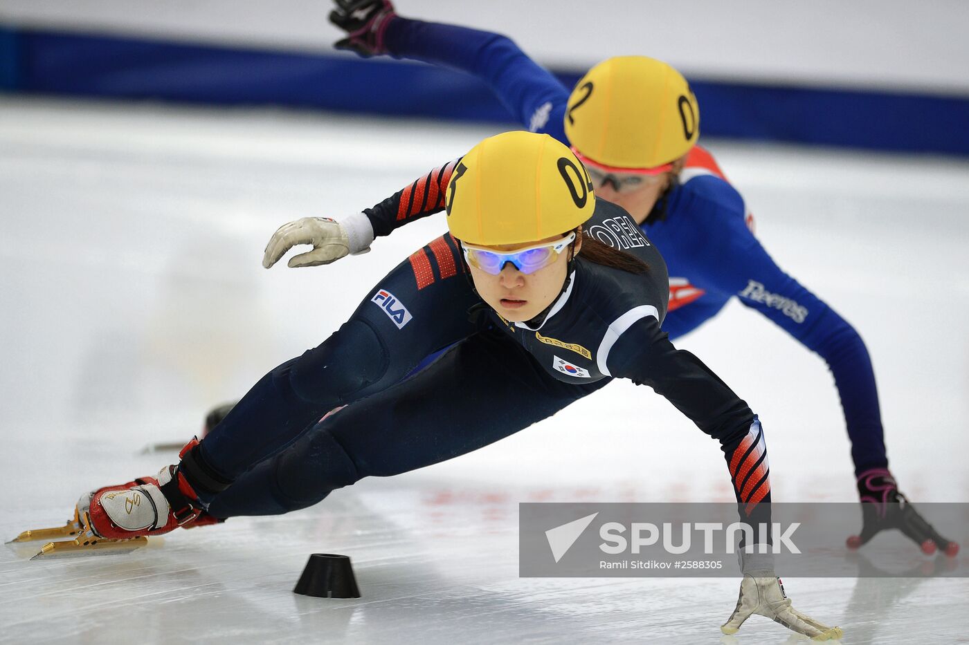 World Short Track Speed Skating Championships. Day Three