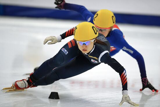 World Short Track Speed Skating Championships. Day Three