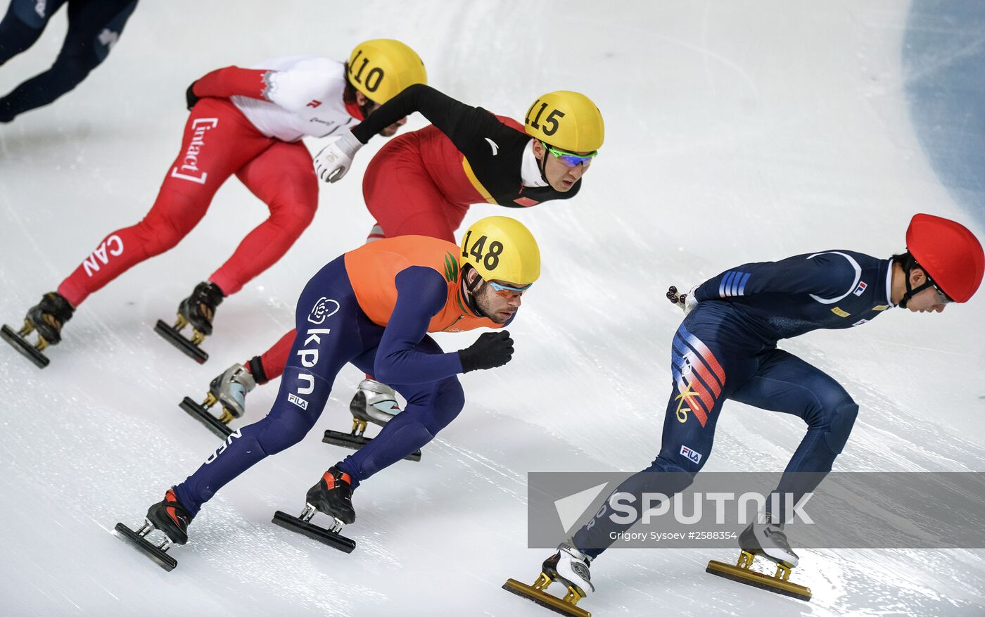 World Short Track Speed Skating Championships. Day Three