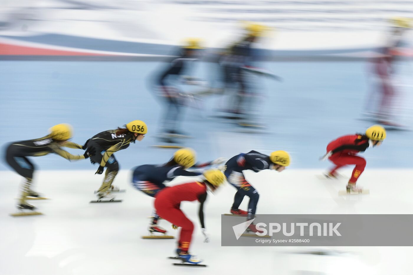 World Short Track Speed Skating Championships. Day Three