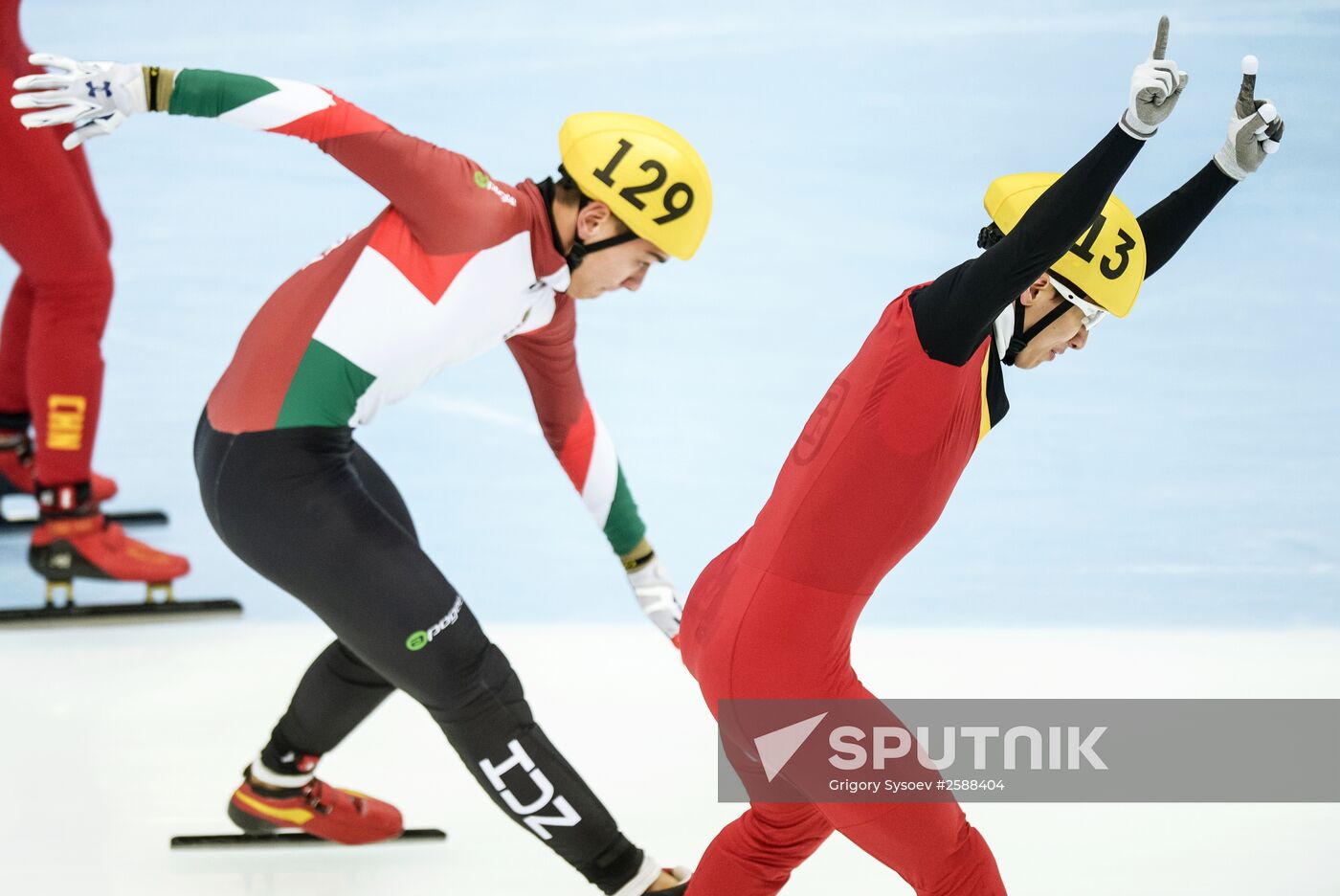 World Short Track Speed Skating Championships. Day Three