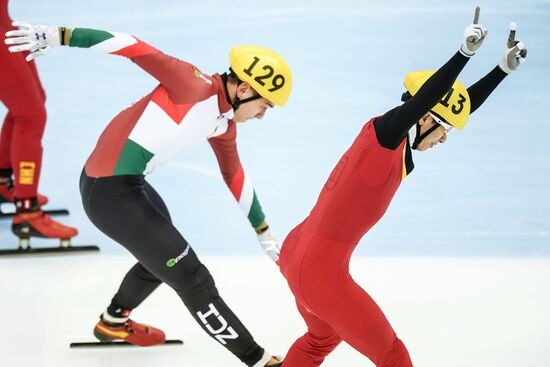 World Short Track Speed Skating Championships. Day Three