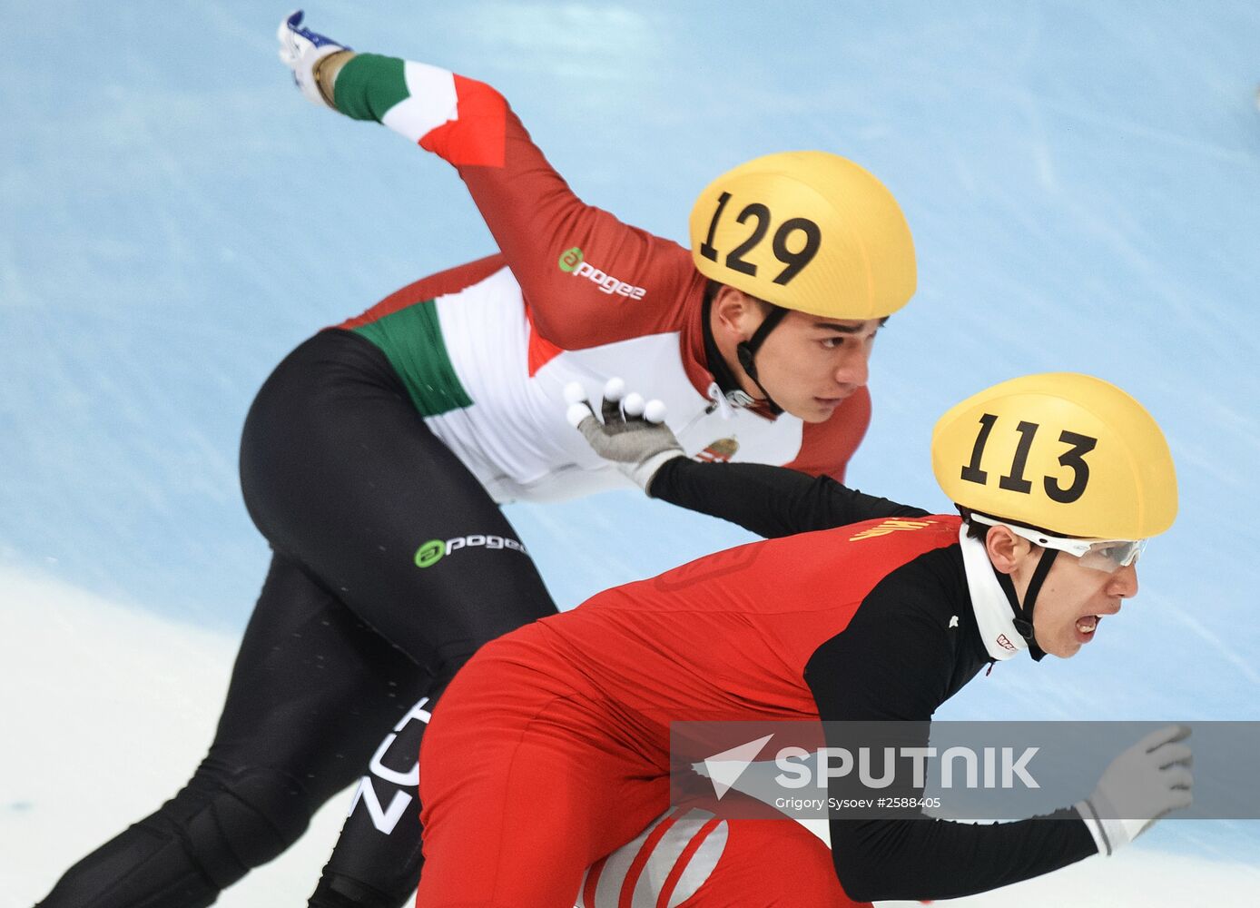 World Short Track Speed Skating Championships. Day Three