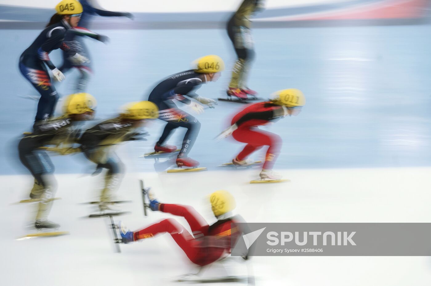 World Short Track Speed Skating Championships. Day Three