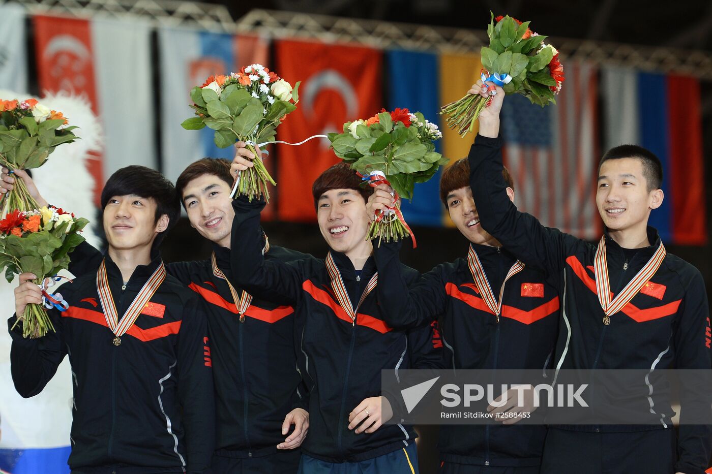 World Short Track Speed Skating Championships. Day Three