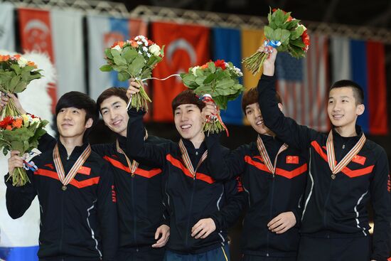 World Short Track Speed Skating Championships. Day Three