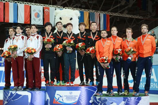 World Short Track Speed Skating Championships. Day Three