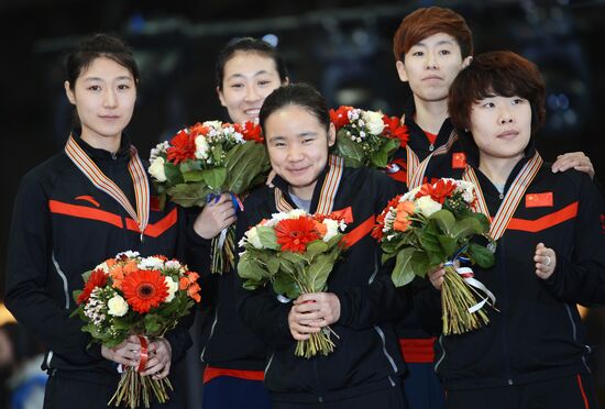 World Short Track Speed Skating Championships. Day Three