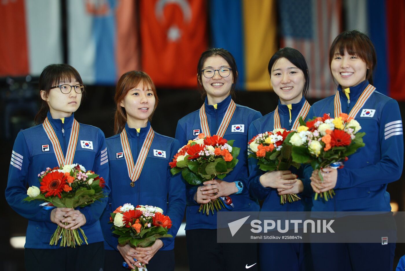 World Short Track Speed Skating Championships. Day Three