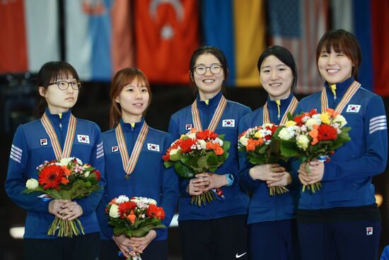 World Short Track Speed Skating Championships. Day Three