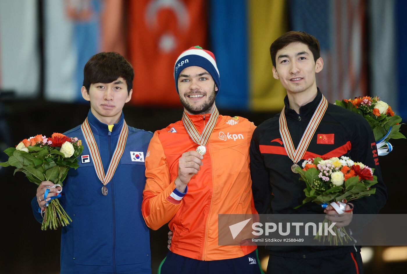 World Short Track Speed Skating Championships. Day Three