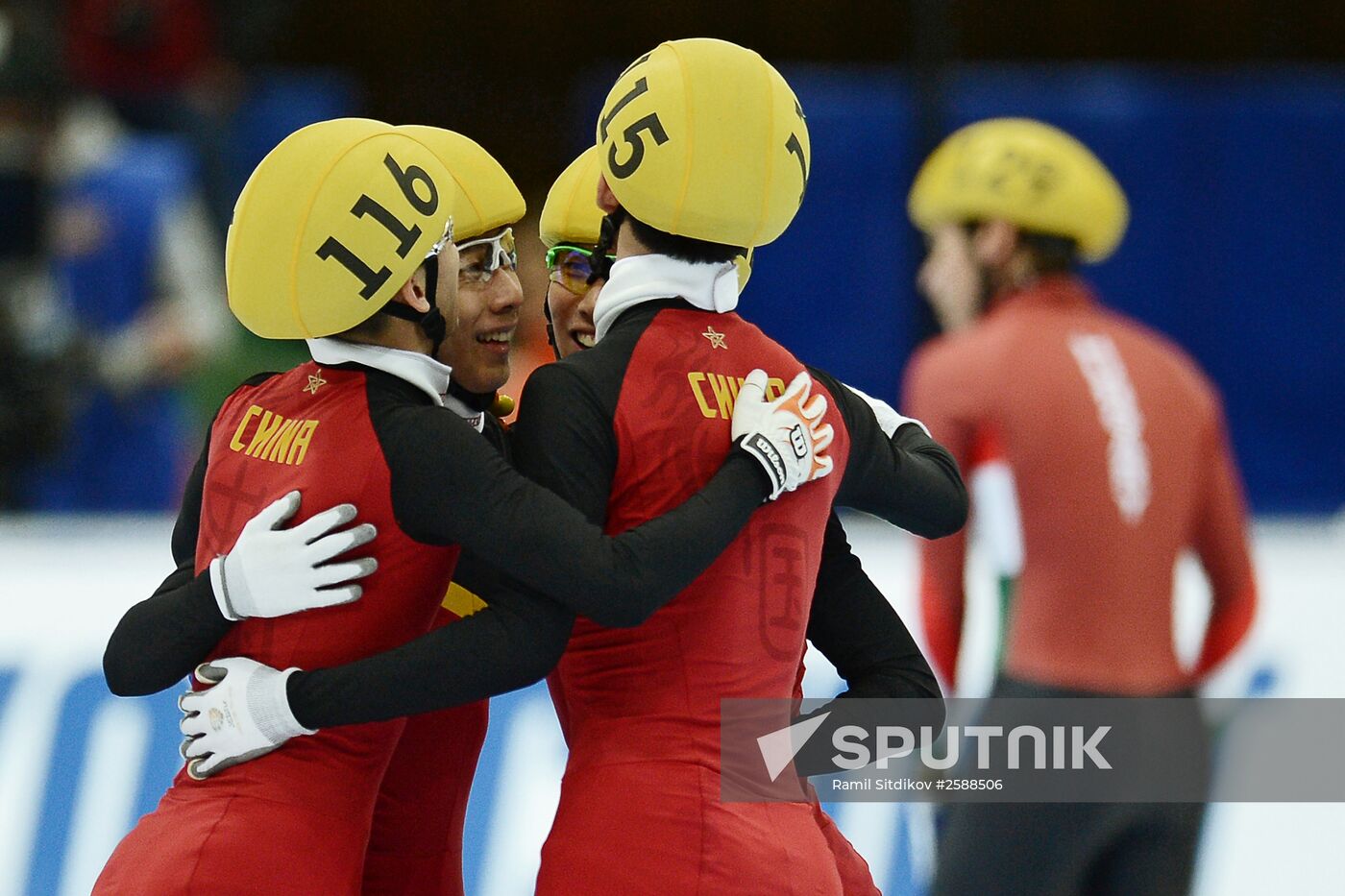 World Short Track Speed Skating Championships. Day Three