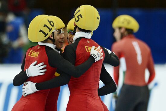 World Short Track Speed Skating Championships. Day Three