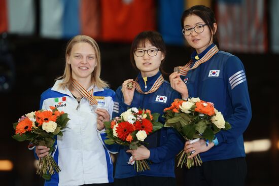 World Short Track Speed Skating Championships. Day Three