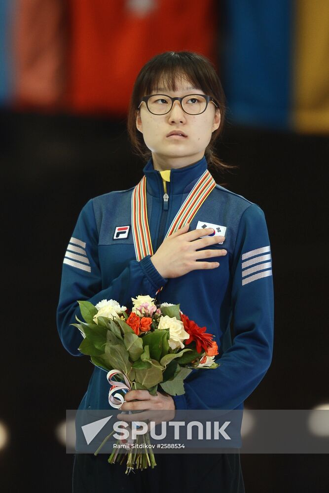 World Short Track Speed Skating Championships. Day Three