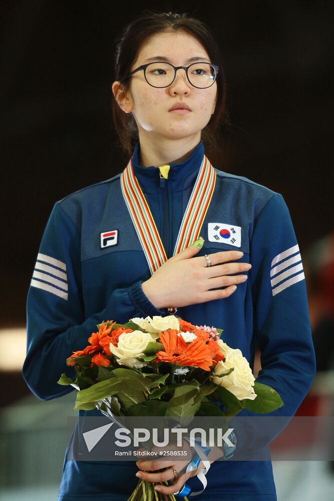 World Short Track Speed Skating Championships. Day Three