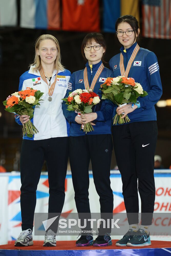 World Short Track Speed Skating Championships. Day Three