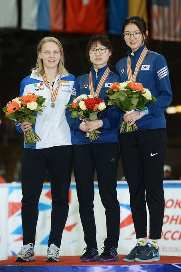 World Short Track Speed Skating Championships. Day Three