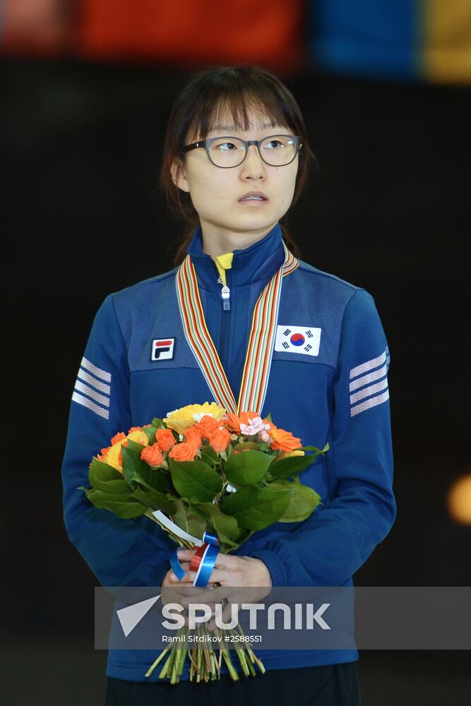 World Short Track Speed Skating Championships. Day Three