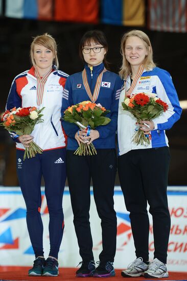 World Short Track Speed Skating Championships. Day Three