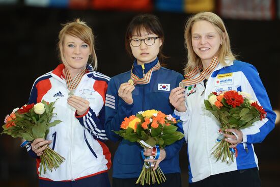 World Short Track Speed Skating Championships. Day Three