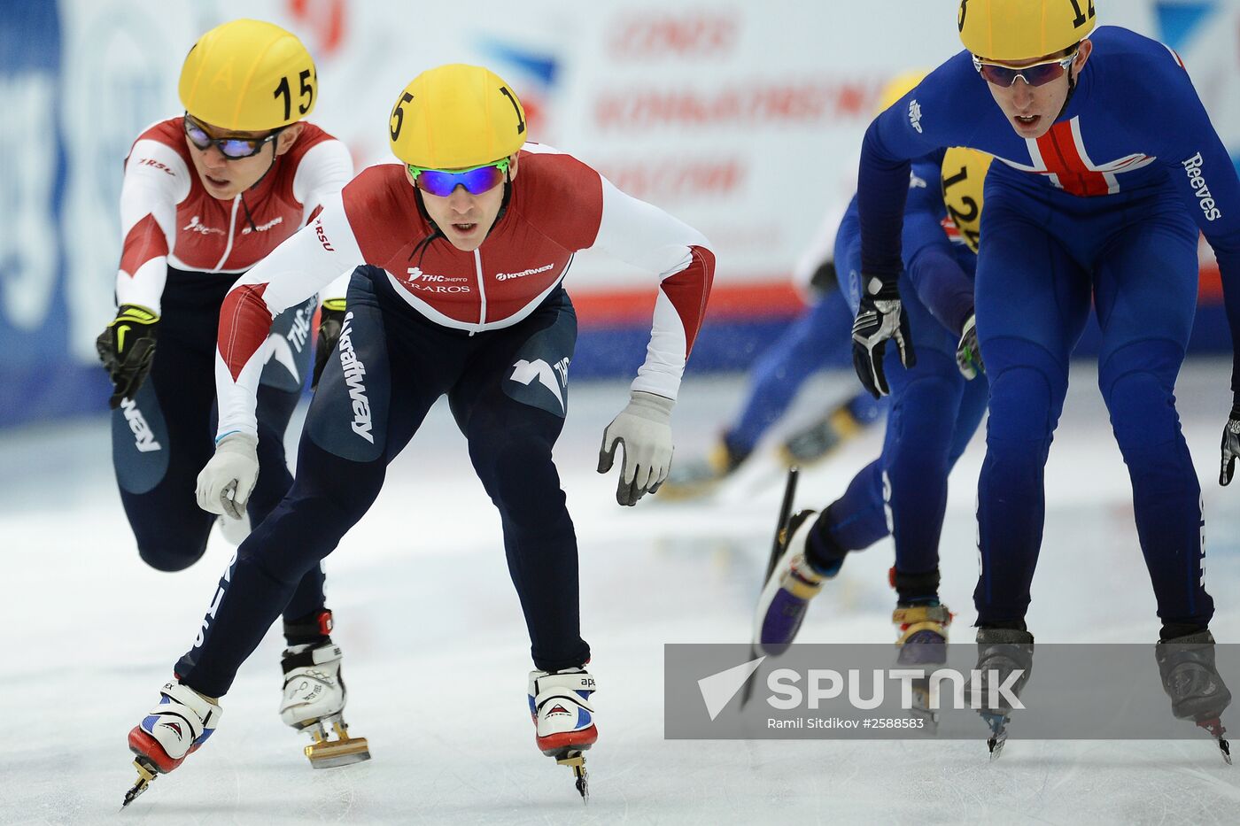 World Short Track Speed Skating Championships. Day Three