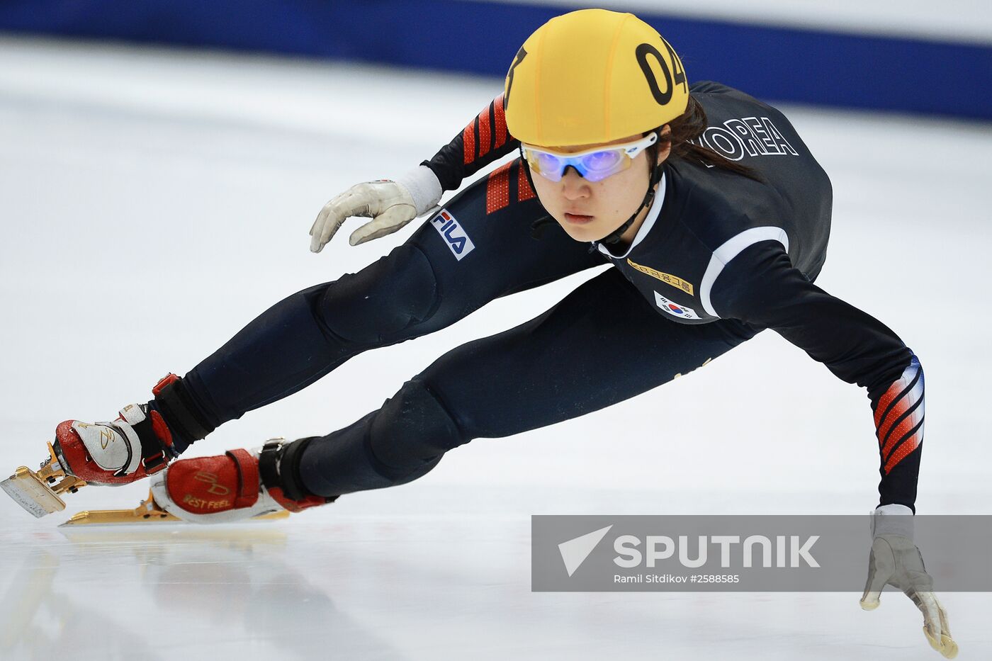 World Short Track Speed Skating Championships. Day Three