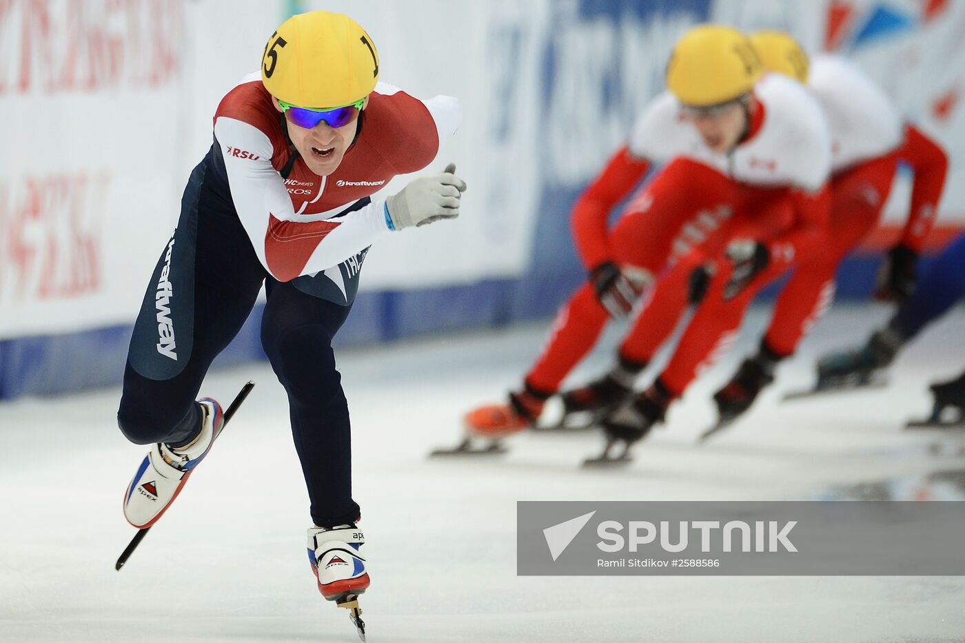 World Short Track Speed Skating Championships. Day Three