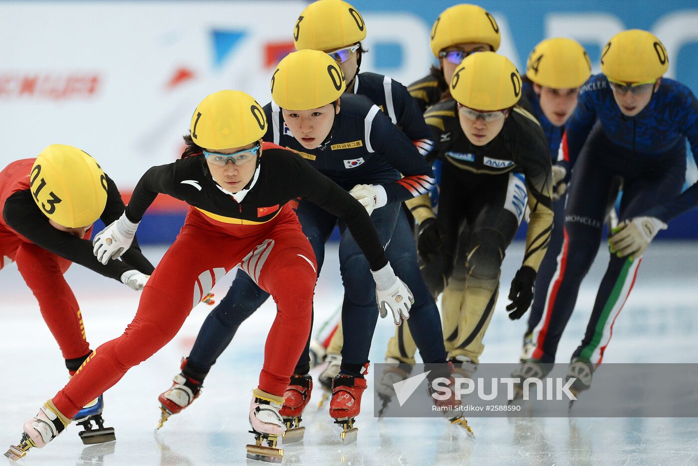 World Short Track Speed Skating Championships. Day Three