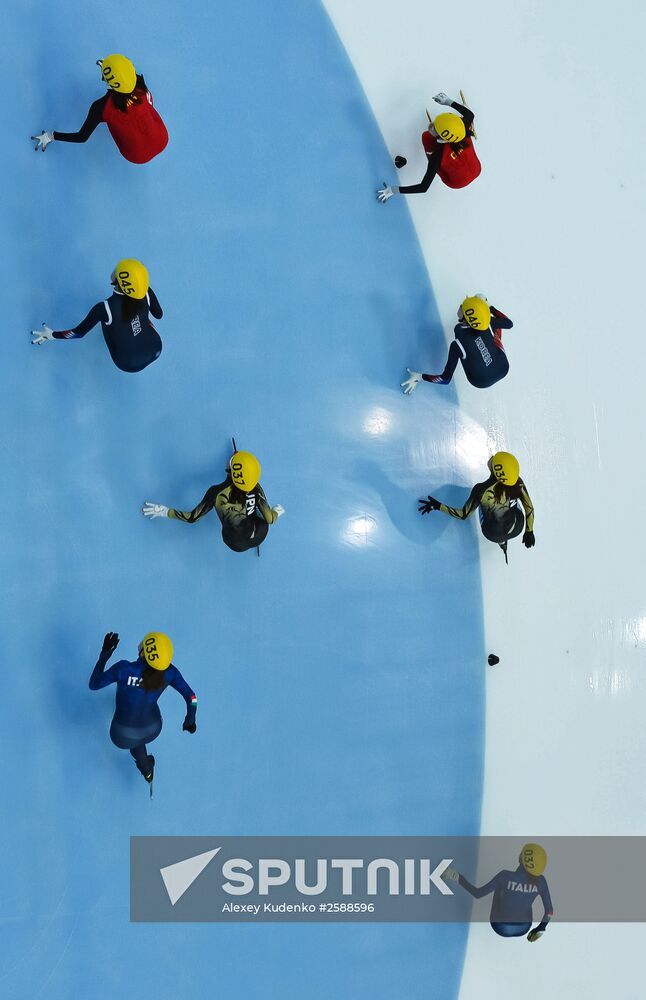 World Short Track Speed Skating Championships. Day Three