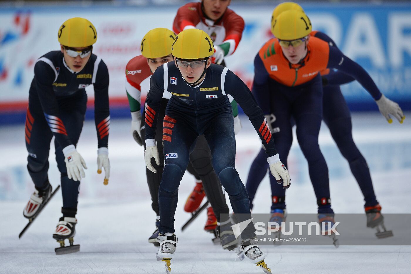 World Short Track Speed Skating Championships. Day Three