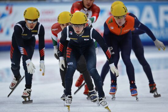 World Short Track Speed Skating Championships. Day Three