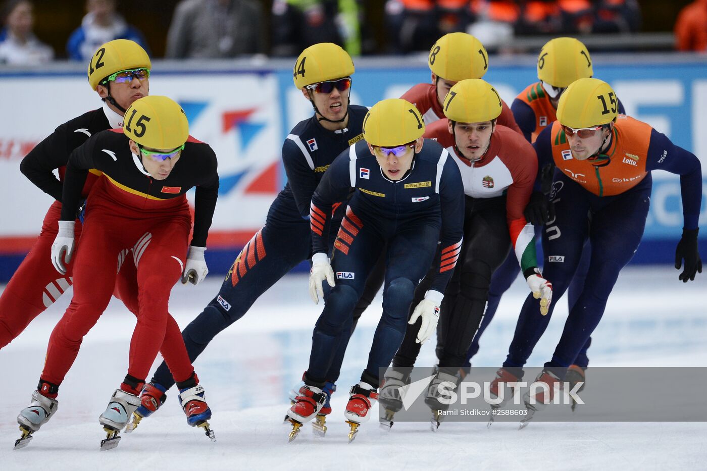 World Short Track Speed Skating Championships. Day Three