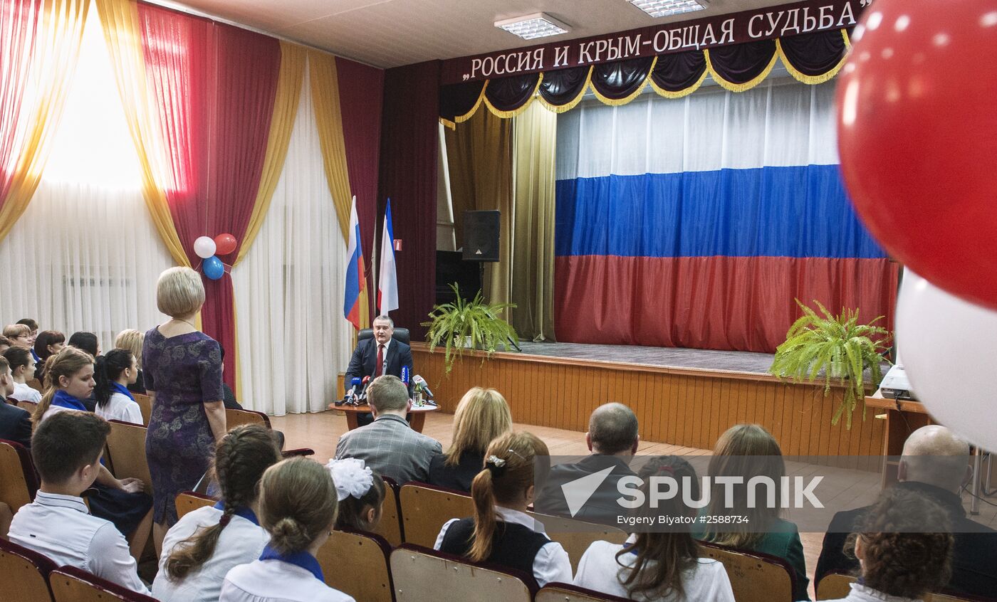 Celebrating Crimean Spring's first anniversary in Simferopol