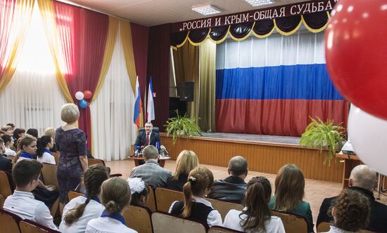 Celebrating Crimean Spring's first anniversary in Simferopol