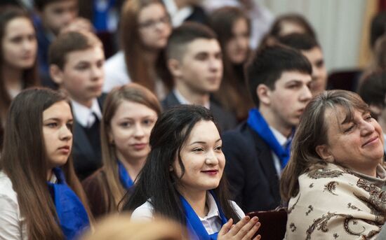 Celebrating Crimean Spring's first anniversary in Simferopol