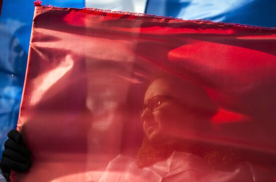 Celebrating Crimean Spring's first anniversary in Simferopol