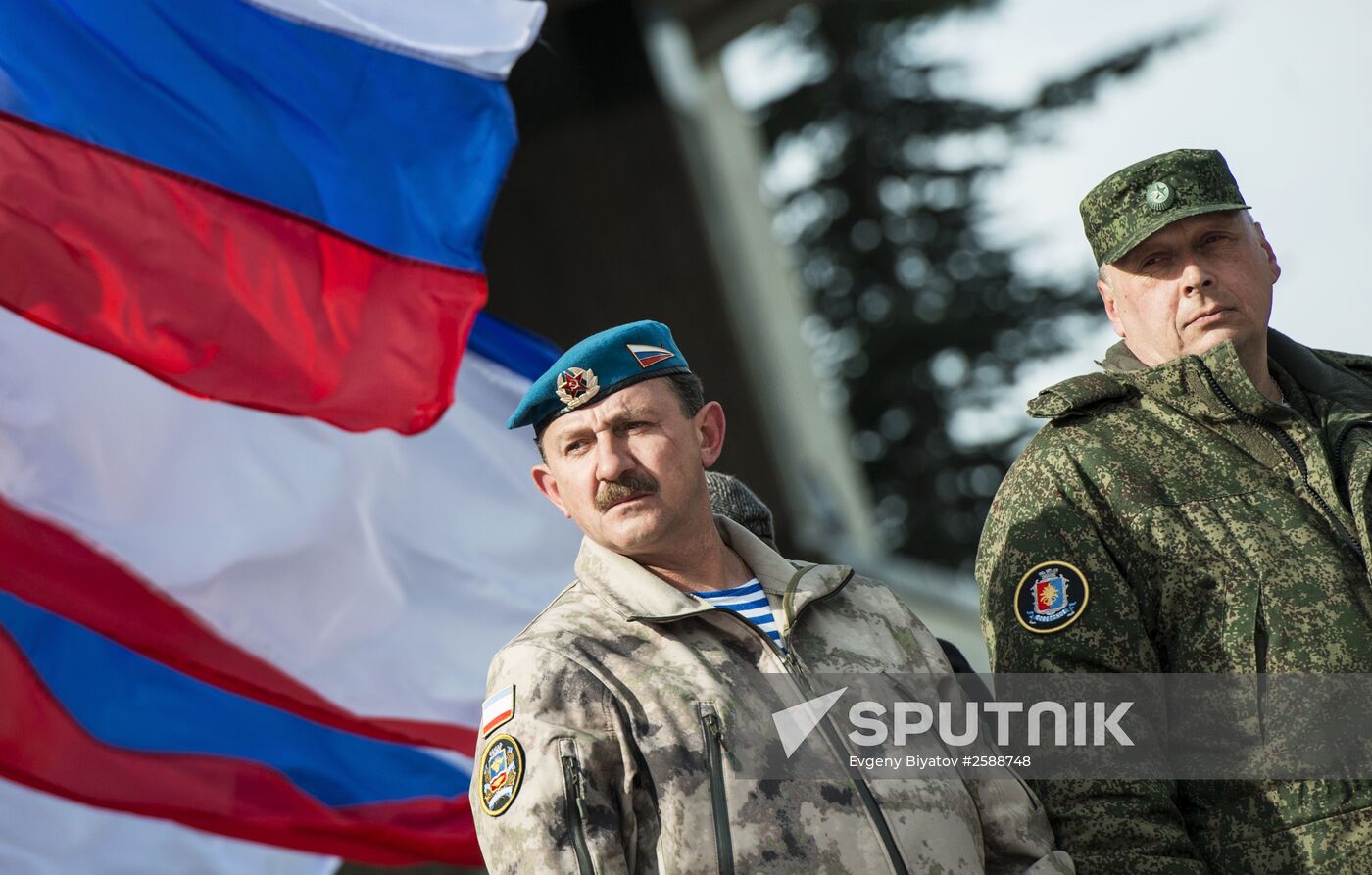 Celebrating Crimean Spring's first anniversary in Simferopol