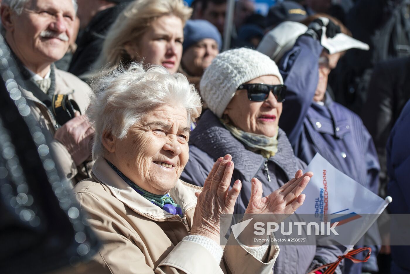 Celebrating Crimean Spring's first anniversary in Simferopol