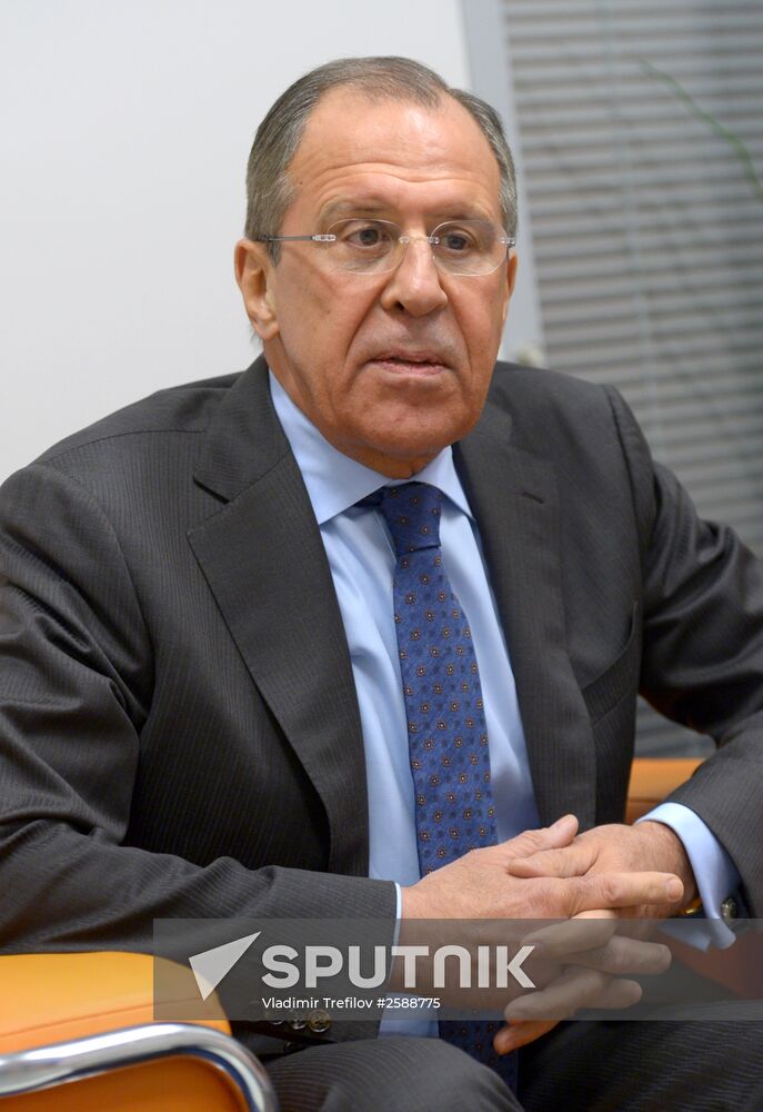 Foreign Minister Sergei Lavrov meets with Rossiya Segodnya Director General Dmitry Kiselеv