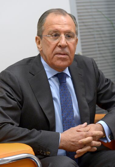 Foreign Minister Sergei Lavrov meets with Rossiya Segodnya Director General Dmitry Kiselеv