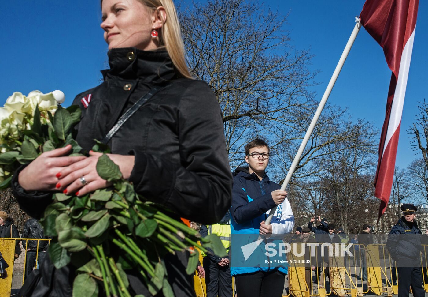 March to commemorate Latvian Legion of the Waffen-SS in Riga