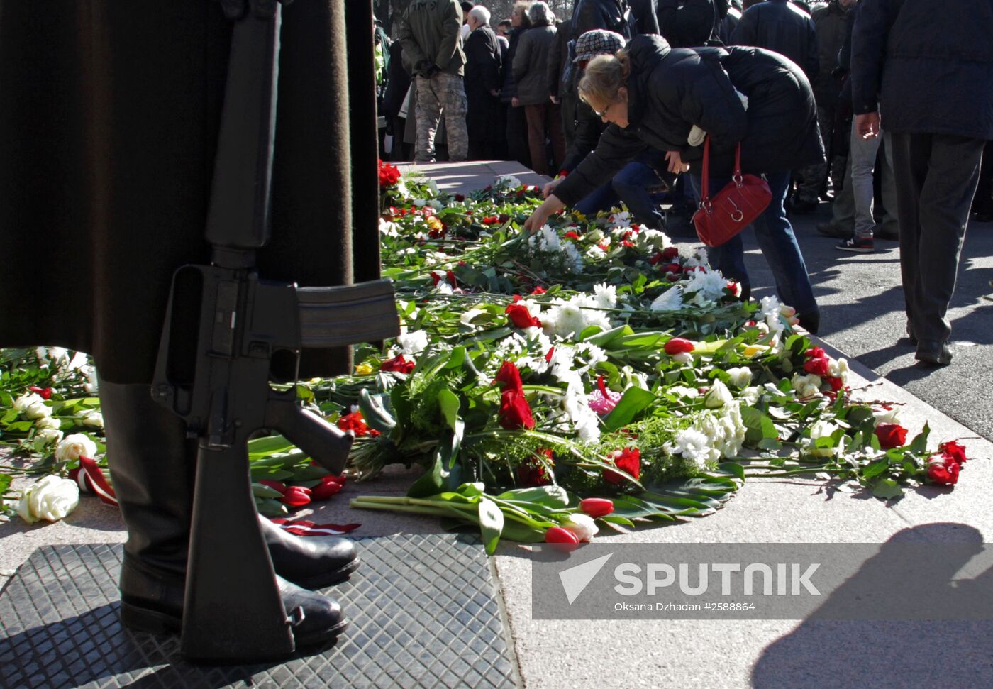 March to commemorate Latvian Legion of the Waffen-SS in Riga