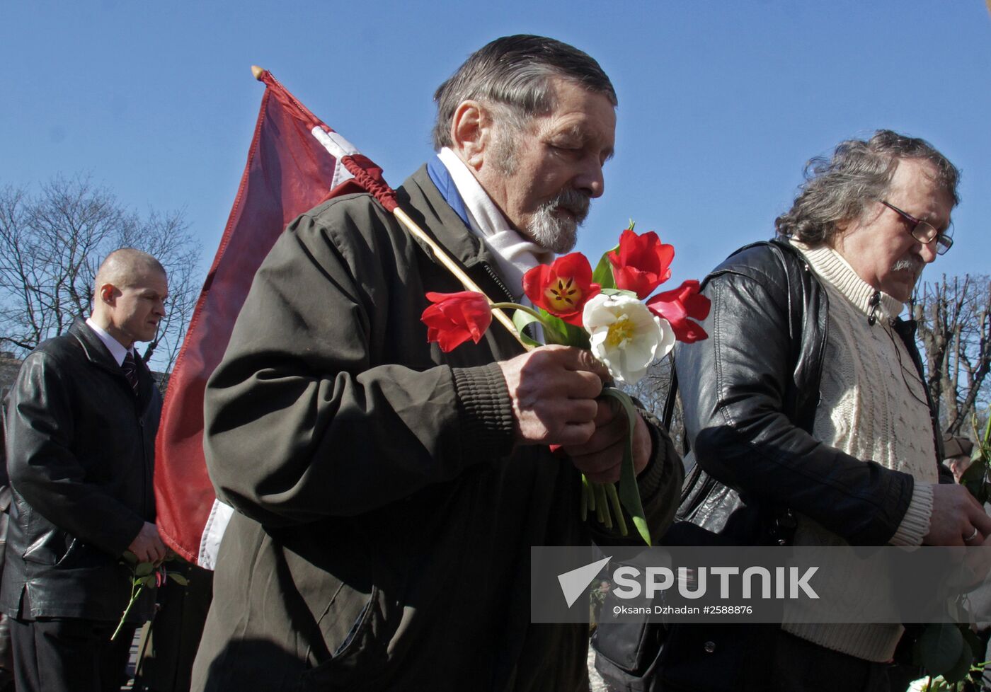 March to commemorate Latvian Legion of the Waffen-SS in Riga